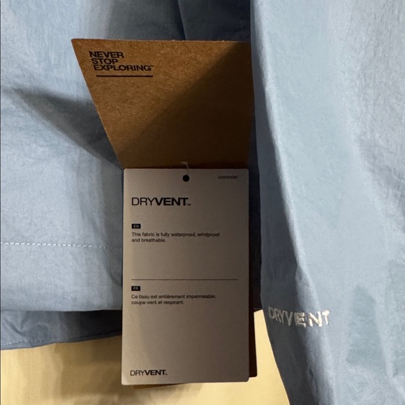 NWT The North Face Indigo Stone Novelty Antora Rain Jacket. $130 - Picture 7 of 9